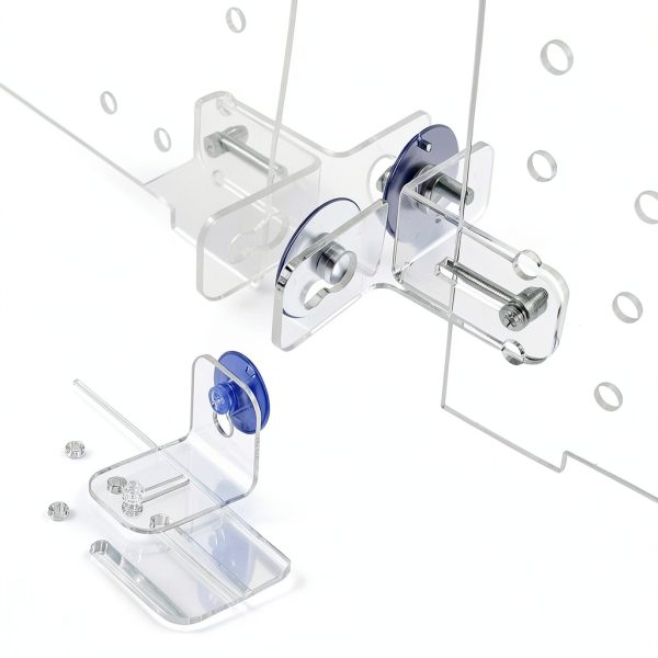 Acrylic Fish Tank Divider Aquarium Divider with 8 Suction Cups Transparent Fish Tank Separator Dividing Net Plate Isolation Board Flapper, 11.81 * 15.74in-3