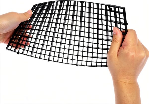 Aquarium Fish Tank Divider Layashala 6 Piece Plastic Grid with 8 Clips-4