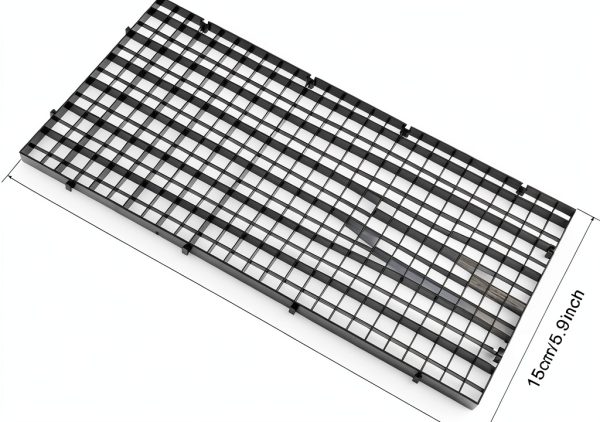 Aquarium Fish Tank Divider Layashala 6 Piece Plastic Grid with 8 Clips-1