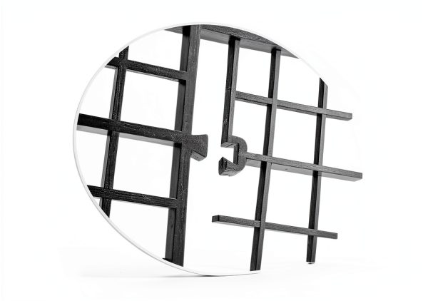 Layashala Aquarium Fish Tank Divider 8-Piece 11x11in Grid with Clips-2