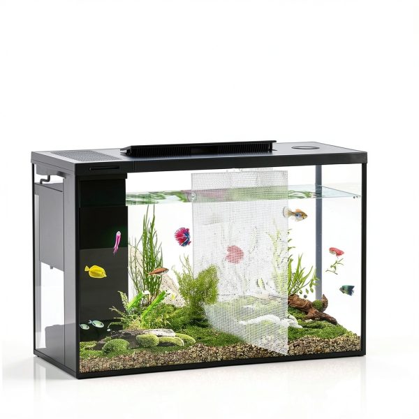 JoyHuaTrade Fish Tank Divider – 2 Grid Panels with Hooks-3