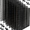 Layashala Aquarium Fish Tank Divider 8-Piece 11x11in Grid with Clips-0