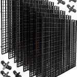 Layashala Aquarium Fish Tank Divider 8-Piece 11x11in Grid with Clips-0