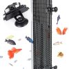 Aquarium Plastic Grid Divider 8pcs Jialexi 11.8x5.9in Suction Cups-4