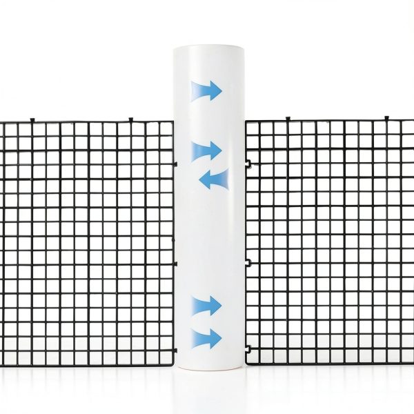 Aquarium Plastic Grid Divider 8pcs Jialexi 11.8x5.9in Suction Cups-3