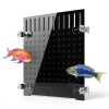 Acrylic Fish Tank Divider Aquarium Divider with 8 Suction Cups Transparent Fish Tank Separator Dividing Net Plate Isolation Board Flapper, 9.84 * 11.81inch-0