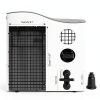Aquarium Plastic Grid Divider 8pcs Jialexi 11.8x5.9in Suction Cups-1