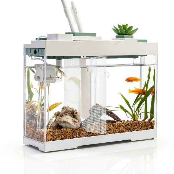 Fish Tank Divider JoyHuaTrade 2-Set Plastic Grid 13x17.3in Large-5