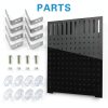 Acrylic Fish Tank Divider Aquarium Divider with 8 Suction Cups Transparent Fish Tank Separator Dividing Net Plate Isolation Board Flapper, 9.84 * 11.81inch-4
