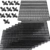 Layashala Aquarium Fish Tank Divider 8-Piece 11x11in Grid with Clips-6