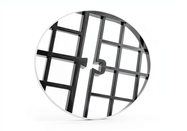 Aquarium Fish Tank Divider Layashala 6 Piece Plastic Grid with 8 Clips-2